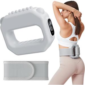 MERACH Vibration Plate for Lymphatic Drainage, 6-Level Portable Cordless Vibration, Multifunctional Full-Body Fascia Ring, Deep Tissue Percussive Massager for Weight Loss, Gift for Women