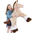 MaoGoLan 35" Giant Horse Stuffed Animal Large Stuffed Horse Plush Toy