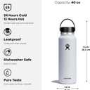 Hydro Flask 40 Oz Wide Flex Cap Dew