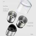 SHARDOR Electric Coffee Grinder Herb Blade Grinder Spices Grinder with 2 Removable Stainless Steel Bowls, Silver
