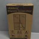 Mesh Screen with Magnetic Closure-Keeps Bugs Out Let Breeze in, Heavy Duty - Pet and Kid Friendly, Works with Front, Sliding Doors (38 x 82 Inch) (Black)