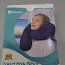 Neck Pillow for Travel, Inflatable Travel Neck Pillows for Airplanes, Travel Pil