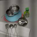 Melissa & Doug 22-Piece Play Kitchen Accessories Set - Utensils, Pot, Pans, and More