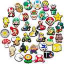 35Pcs Cartoon Croc Charms for Shoe, Cartoon Shoe Charms for Clogs Sandals Decoration, Pack Of 2