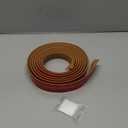 Flexible PVC Carpet Edge Trim Strip, Self Adhesive, Cuttable Carpet & Floor Transition Strip from Carpet to Tile, Waterproof Edging for Rugs & Mats, High Traffic Safety, for Carpet Thickness Within 5mm (10Ft, Brown)