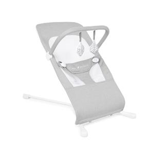 Baby Delight Highland Baby Bouncer | Infant | 0 6 Months | 3-Position Recline | Pebble Grey