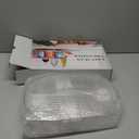 360 Rotating Lazy Susan for Refrigerator, 13.5''x8.5'' Clear Lazy Susan Turntable for Refrigerator Organizers and Storage, Kitchen, Table Top, Cabinet, Pantry, Countertop, 1 Pack