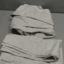 H.VERSAILTEX Linen Blackout Curtains 52×63 Inches Long 100% Absolutely Blackout Thermal Insulated Textured Linen Look Curtain Draperies Anti-Rust Grommet, Energy Saving with White Liner, 2 Panels, Ivory