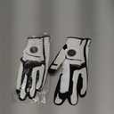 Copper Tech Ladies Golf Gloves Women Right Handed Golfer or Left Handed Golfer 2 Pack | Copper Compression Joint Support with Flexible & Comfortable Fit | AAA Leather & Silicone Tacky Pad (White/Black)