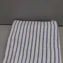 YEENAASY Throw Pillow Covers 22x22 Set of 2 Striped Fringe Pillow Cover Farmhouse Cushion Covers with Tassel Neutral Boho Pillows Decorative Square Pillowcase for Couch Sofa Bed, Blue