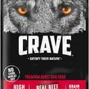 CRAVE Grain Free High Protein Adult Dry Dog Food, Beef, 4 lb. Bag (EXP 03/18/26)