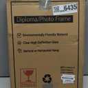 12x16 School Year Picture Frame K-12 Displays One 5x7 Photo and Twelve 2.5x3.5 Pictures Graduation Photo Collage Wall Hanging Collage School Picture Frame Black