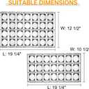 1 Pack 90190 and 2 Pack 90191 Briquette Tray for Lynx Grill Parts, Radiant Tray Ceramic Rod for Lynx L42, L42FR-1, L42FR, L42PSFR-1, L42PSFR, L42PSR-1, L42PSR, L42R-1, L42R