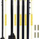 Shade Sail Poles, 9 FT Outdoor Sun Shade Sail Pole Outdoor Heavy Duty Poles for Sun Shades Deck, Patio,Backyard(1Pack)