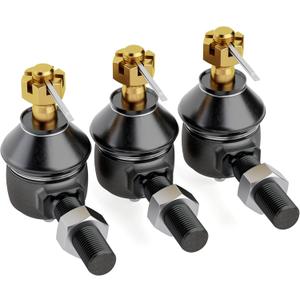 Club Car Ds Tie Rod End, 3PCS Ball Joint Kit Golf Cart Parts On Driver and Passenger Side Fits 1976-2008 Club Car Ds Gas & Electric OEM Part # 7539 7540