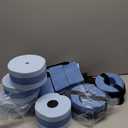 UNAOIWN Water Weights for Pool Exercise 2Pcs Water Dumbbells Aerobics Pool Barbells Lightweight Resistance Aquatic Dumbbell for Swimming (Light Blue Set)