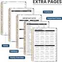 2026 Planner, Weekly and Monthly Planner for Women, January 2026 - December 2026, Hardcover 2026 Calendar Planner Book with Tabs, Inner Pocket, Spiral Bound, Perfect for Office Home School Supplies - A5 (6.3" x 8.5"), Rustic Bloom