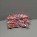 3 x Dokotoo Women's Casual V Neck Easel Floral Print Long Sleeve Blouses Smocked Button Down Shirts Bohemian Top (XXL)