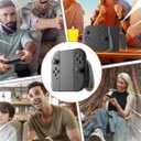 DUXICEPIN Charging Grip for Switch 2 JoyC0n  LED Indicator, Magnetic Fast Charging, Play While Charging, Lightweight Ergonomic Design, Includes USB Cable