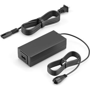 VHBW 2A Compact eBike Charger for Bosch eBike System 2 (BES2) | Replacement Power Supply with Oval Plug, Ideal for Travel, Compatible with Active/Performance Line, PowerPack & PowerTube Batteries