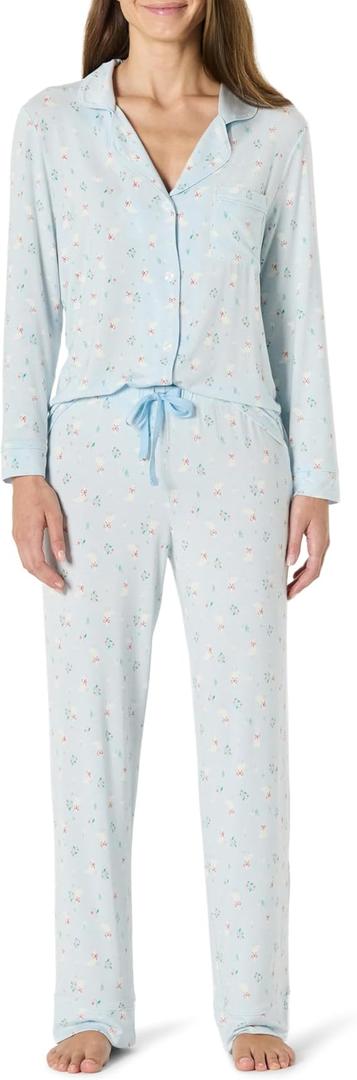 Amazon Essentials x Sofia Grainge Mommy and Me Long Sleeve Pajama Set, XS