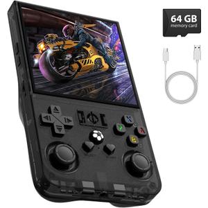 R36MAX Retro Handheld Game Console,Open Source System Support 30+ Emulator Console 128GB