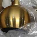 Gold Small Touch Control Table Lamp for Bedroom, Brass Gold Bedside Lamps for Nightstand, Cute Mini Small Table Lamps for Small Spaces with Scalloped Shade for Kitchen Counter, Bookshelf, Living Room