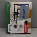 24" x 16" Indoor Large Basketball Hoop Toy - Upgraded Adjustable Height Basketball Hoop Over The Door with Scoreboard/2 Balls, Basketball Toys Christmas Birthday Gifts for Kids & Adults(Blue)