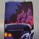 ANMOGID JDM R35 Cars Tapestry, Mount Fuji Art Anime Wall Hanging, Japanese Aesthetic Room Decor for Bedroom Living Room Dormitory Office 59" x 39"