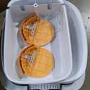 Thereye Self Cleaning Cat Litter Box, Open-Top Automatic Litter Box with Smart App and Safety Sensors, Large Auto Litter Box for Multiple Cats, 10L Waste Bin with Odor Control, Includes Bag (Yellow)