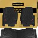 Rubbermaid Car Mats for Ford F250 F350 F450 F550 2017–2026 Crew Cab | All Weather Floor Mat Custom Fit Rubber Waterproof Heavy Duty Truck Mats Front Rear (Bucket Seat w/Under Seat Storage)