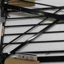 Regalo Safety 36" Extra Tall Baby Gate for Doorways & Bottom of Stairs, Pressure Mounted Walk Through Gate for Babies, Toddlers & Pets, Tested & Safe for 30 Years, American Designed, American Owned (Black)