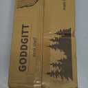 GODDGITT Desk Shelf Organizer, 3 Tier Storage Shelf Riser Display Stand, Wood Desktop Organizer Small Bookshelf, Desktop Shelf for Office Decor and Desk Accessories,Rustic Brown Black