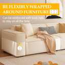 Anti Cat Scratch Furniture Protector, Extra Large Size 157x17.5 Inch Transparent PVC Couch Protector from Cat Claws, Heavy Duty, Easy to Apply Protect Sofa Corners, Doors, Walls