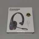 Conambo Bluetooth Headset V5.1, Trucker Bluetooth Headset with CVC8.0 Dual Mic Noise Canceling & Mute Button & 60 Hrs Workingtime Wireless On-Ear Headphones for Trucker Home Office Work Cell Phones