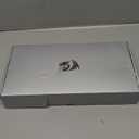 Redragon K708 Pro Wireless Mechanical Gaming Keyboard - Gasket-Mounted RGB Backlit, 81 Customizable Keys, 3-Mode (2.4G/ Bluetooth/ USB), Hot-Swap Pre-Lubed Switches, Screen & Control Knob - White Green