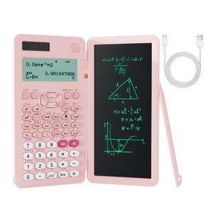 Rechargeable Scientific Calculator for Students, 991ES MAX Foldable Science Calculator with Notepad 417 Function Solar Energy Science Calculators for Middle and High School Supplies