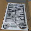 2 Burner Gas Cooktop, 12 Inch Built-in Gas Stove Top, NG/LPG Convertible Stainless Steel Propane Stove, Electronic Auto Ignition & Heavy-Duty Cast Iron Grates for Kitchen, Apartment, RV, Outdoor