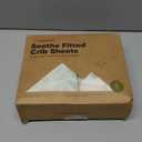 KeaBabies 2-Pack Organic Crib Sheets for Boys, Girls - 52x28 Fitted Crib Mattress Sheet Neutral, Breathable Jersey Cotton Cover for Baby Bed, Toddler Mattress, Soft & Cute Prints (ABC Land Sky)