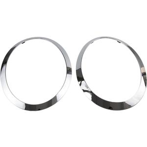 Headlight Trim Ring Compatible with MINI Cooper F55 F56 F57
for 2014 2015 2016 2017 2018 2019 2020 2021 Year, 1Pair Chrome Headlight Bezel for Driver and Passenger Side