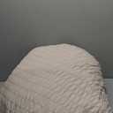 MUXHOMO 1 Piece King , Seersucker Bed in a Bag King Size, All Season Luxury Bedding Set with Comforter, Beige, (Only Comforter)