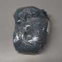 H.VERSAILTEX Bath Rug Non Slip Chenille Striped 17" x 24" Absorbent Soft Shaggy Washable Dry Fast Bath Mat - Stone Blue