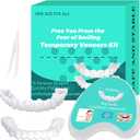 Temporary Veneers Kit for Women and Men, Tooth Replacement Kit, Adjustable Veneers Kit, Nature and Comfortable