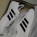 adidas Men's Grand Court 2.0 Shoe (13 Wide, White/Black/White)