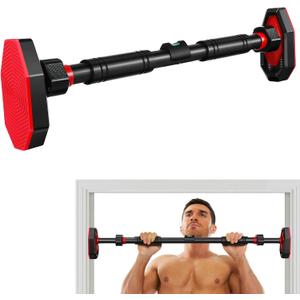 Pull Up Bar for Doorway, Adjustable Pull Up Bar, 25.5-39.4 Telescopic Upper Body Strength Training System with Locking, Max 440lbs Steel Portable Door Frame Pullups BAR for Home, Gym