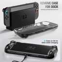 2 x ProCase Protective Cover for Nintendo Switch 2 2025, Case with Ergonomic Grip, Shell for Switch 2, Soft TPU Protector Accessories, Anti-Scratch, Easy to Install -Transparent Black