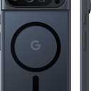 TORRAS Magnetic Shockproof for Google Pixel 10 Pro XL Case, Strong Magnet fit for MagSafe, 12FT Mil-Grade Protection, Slim Translucent Matte Case for Pixel 10 Pro XL with Multi-Color Buttons, Black