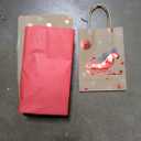 Liwidon Christmas Gift Bags, 24 PCS Xmas Kraft Paper Bag with Handles Small Christmas Gift Bags with Tissue Paper 6 Assorted Xmas Designs Goodie Bags for Wrapping Gifts Party Favors Holiday Decor (1 Count (Pack of 1), combination 1)