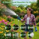 SHAWTY Retractable Garden Hose Reel 100FT 1/2" - 4-Layer Hose with Metal Bracket, Auto-Lock Slow Retraction, Outdoor Water Hose Reel for Yard & Garden - Nozzle Included (Green, 1/2" 100ft)