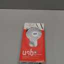 Kbinter Cute Personal Mini Fan, Handheld & Portable USB Rechargeable 1 Speed USB Fans with Colorful LED Light Adjustable, for Indoor Or Outdoor Activities, Cute Mouse (Rose)